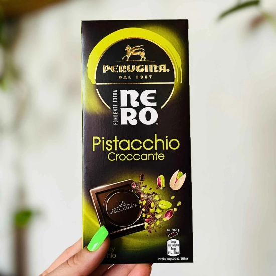 Gorzka czekolada z pistacjami - Pistacchio Croccante NERO Perugina
