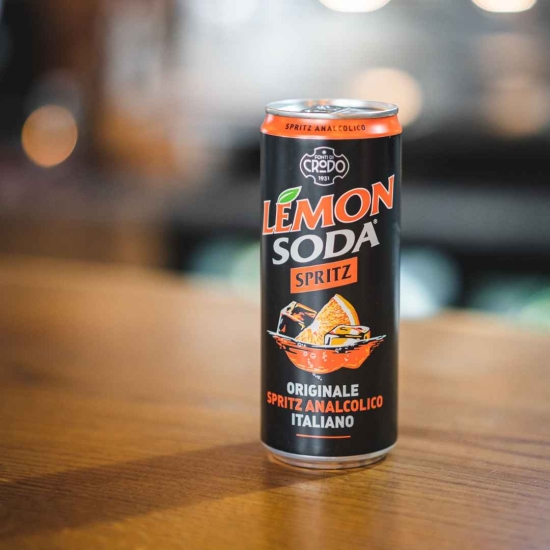 Lemon Soda SPRITZ  0% alk - napój gazowany o smaku pomarańczowym