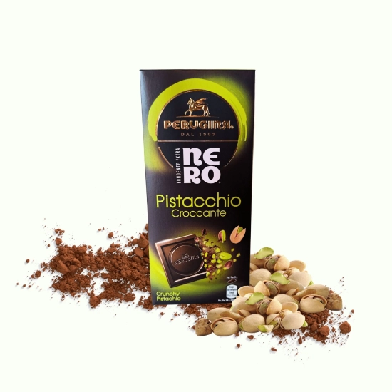 Gorzka czekolada z pistacjami - Pistacchio Croccante NERO Perugina
