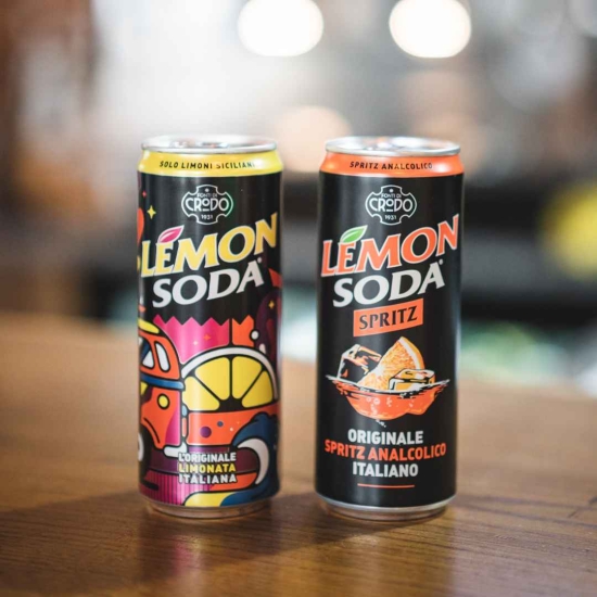 Lemon Soda SPRITZ  0% alk - napój gazowany o smaku pomarańczowym