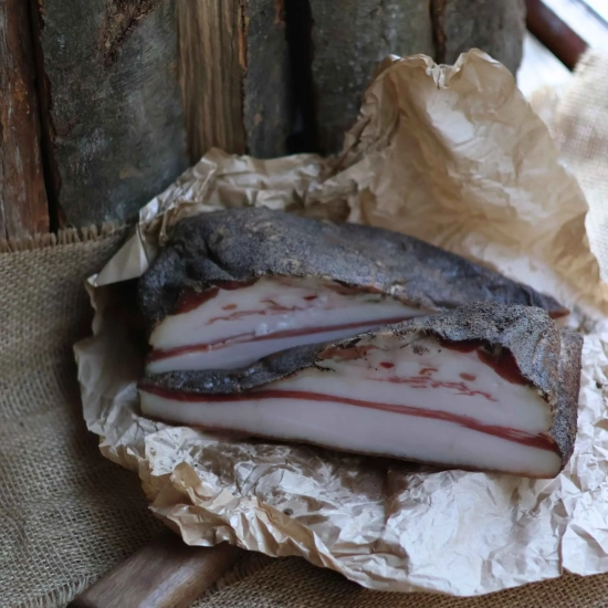 Guanciale con Pepe - włoskie podgardle z pieprzem na wagę