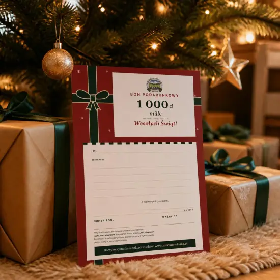 Bon podarunkowy Mercato Natale 1000 zł pod choinką