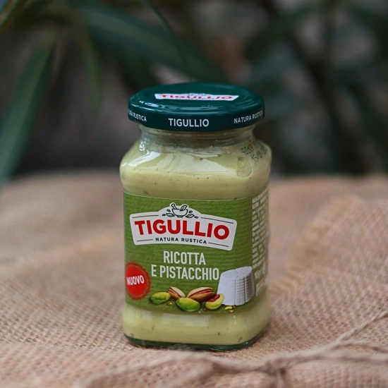 Pesto z ricotty i pistacji 185g - Ricotta e Pistacchio Tigullio