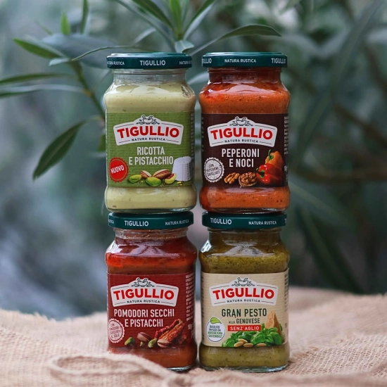 Pesto z ricotty i pistacji 185g - Ricotta e Pistacchio Tigullio