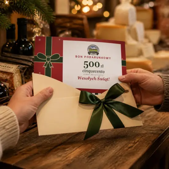 Wręczenie świątecznego bonu podarunkowego Mercato Natale 500 zł