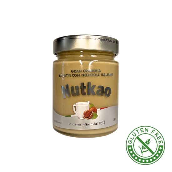 Mleczny krem orzechowy 350g - Al Latte con Nocciole 1982 NUTKAO - Krem jak Kinderbueno